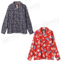 니들스 셔츠 NEEDLES One-Up Shirt - R C Lawn Cloth Floral Printed