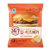 사조대림 사조 대림선 딥 치즈버거 155g x 15개