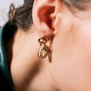 [일레란느] GENTLER CIRCLE EARRINGS GENTLER CIRCLE EARRINGS