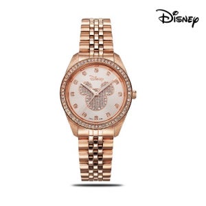 [디즈니] 미키마우스 메탈밴드 여성용 손목시계 OW097RG OW097RG