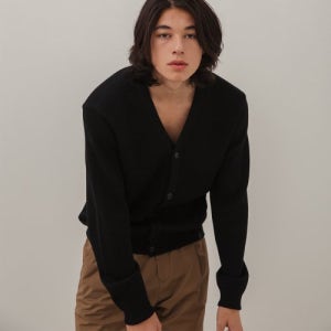 [비아봉드비아] 메리노울 자카드 베이직 가디건 (UNISEX) U00001