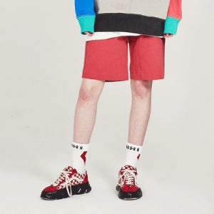 [고스트릿] 절개 반바지 Red GS20PT06