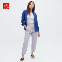 유니클로 여성용 꽈배기 슬랙스 스트라이프 23봄여름 UNIQLO 458198