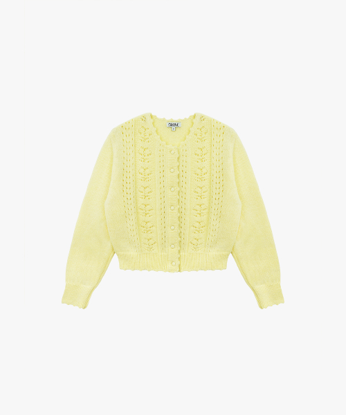 [그로브] CANDY CARDIGAN_YELLOW G23SSKN216YE