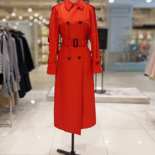 린 코튼믹스 트랜치 LWTCMD0200RE