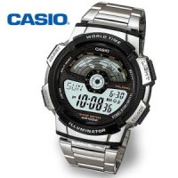 CASIO 카시오 월드타임 5알람 스포츠 메탈시계 AE-1100WD-1A