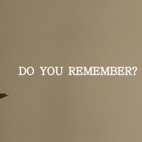 아트박스 코이핀즈 do you remember 감성 영어 레터링 인테리어 스티커 small