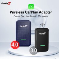 CarlinKit-4.0 무선 안드로이드 자동 어댑터  아우디 VW 벤츠 기아 혼다 도요타 포드용 무선 애플 카플레이 Ai 박스 USB 동글  3.0