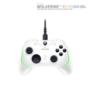 레이저 울버린 V2 크로마 화이트 XBOX PC 게임패드 컨트롤러