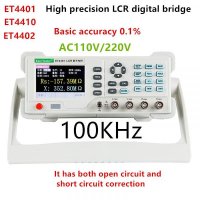 데스크톱 LCR 미터 디지털 전기 브리지 커패시턴스 저항 인덕턴스 측정 장비 ET4401