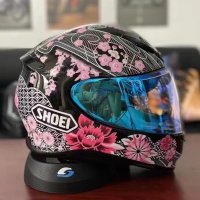 고품질 ABS SHOEI Z7 벚꽃 개성 헬멧 오토바이 헬멧 풀 커버 사계절 남녀공용