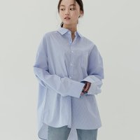 레이디볼륨 레이디 볼륨 Overfit stripe shirt LV-T006