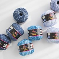 YARN-A 히말라야 데님 Himalaya Denim 뜨개실 털실 손뜨개실 면 100 면사 뜨개질 나염실