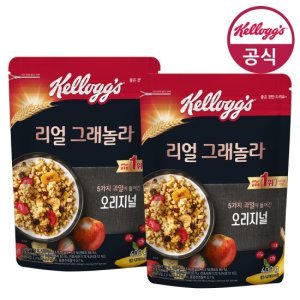 켈로그 켈로그 리얼 그래놀라 400g x 2개