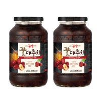 꽃샘식품 꽃샘 꿀대추차 1kg 2개세트