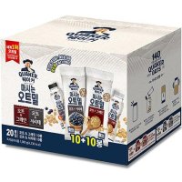 퀘이커 마시는 오트밀 낱봉팩 그레인 10p 서리태 10p