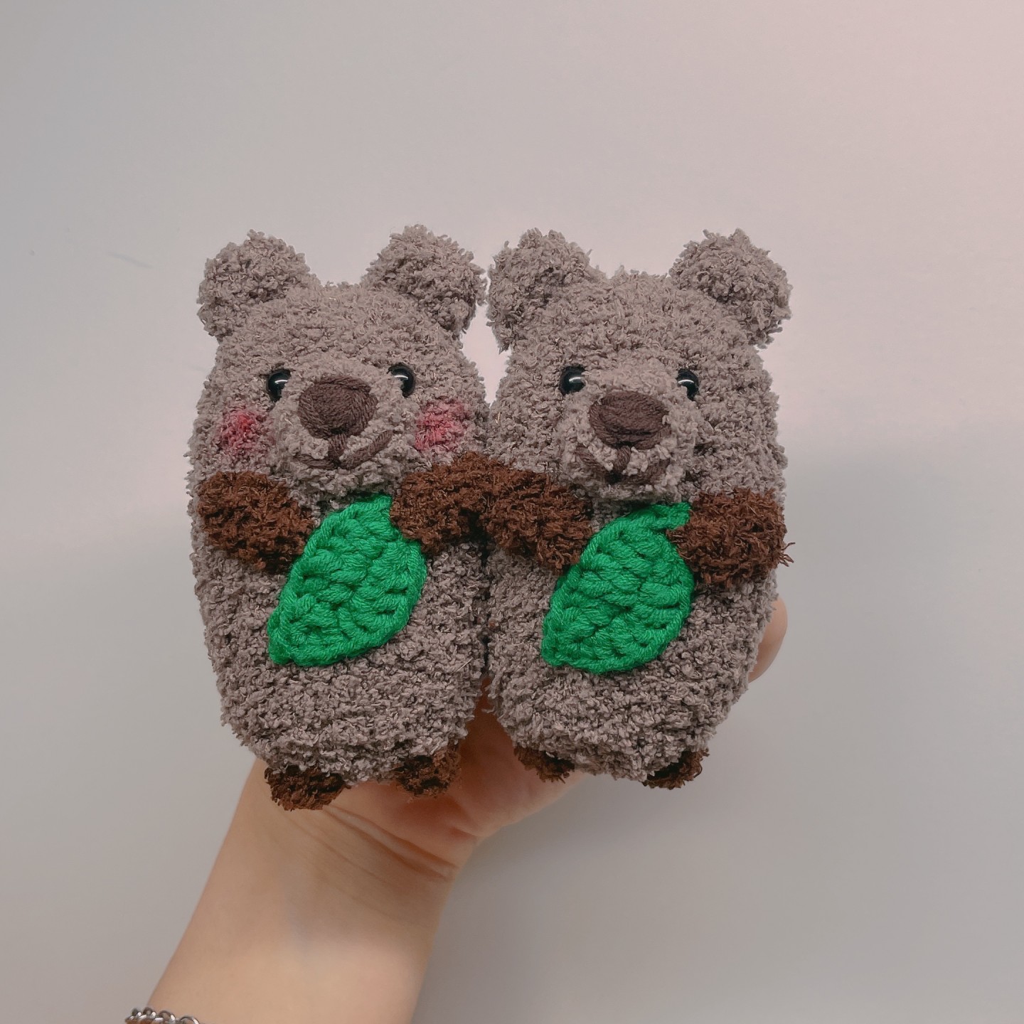 별빛뜨개 이니셜 뜨개 차키 케이스