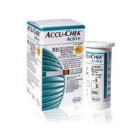 ACCU-CHECK Active 혈당측정검사지 50T / 측정기 체크 편리 체헐