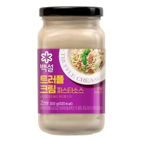 동방푸드마스타 백설 트러플크림 파스타소스 355g