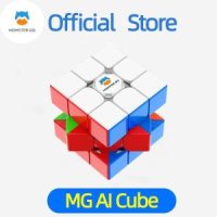 Gan Monster Go MG AI 스마트 큐브 스피드 스티커 GAN 3x3 어린이를 위한 전문 매직 완구