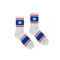 MARTINE GOLF Stripe Middle Socks Men QMADSC10434