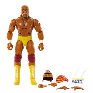 Mattel Hulk Hogan 엘리트 컬렉션 액션 피규어 15 6인치 포즈를 취할 수 수집용 선물 만 8세