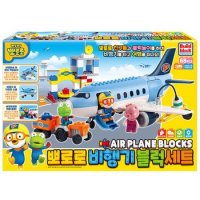 주영이앤씨-Build Block 뽀로로 비행기블럭세트 68PCS