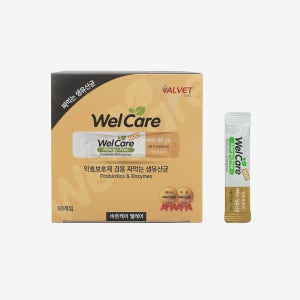 웰케어도그 50포 약효보호제 짜먹는 강아지 겔유산균