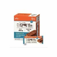 빙그레 단백질바 더단백 크런치바 초코 9P 1박스 360g