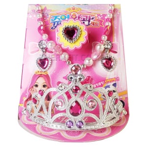 시크릿쥬쥬 별의여신 쥬얼왕관세트 생일파티 보석목걸이 귀걸이 반지