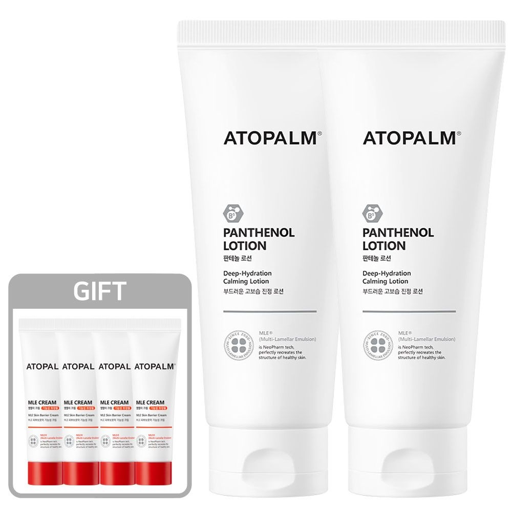 아토팜 판테놀 로션 180ml X 2개 (+크림8ml 4개)