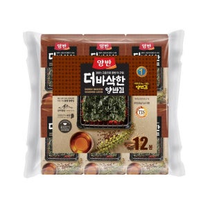 동원 양반 더 바삭한 김 식탁김(5g x 12봉) x 5개