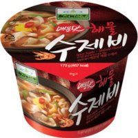 칠갑농산 해물수제비 매운맛  173g  4개