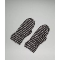 룰루레몬 Womens Textured Fleece-Lined Knit Mittens