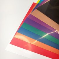 A4 사이즈 PVC 필름지 셀로판 시트지 0.3mm  GS0700484I오렌지
