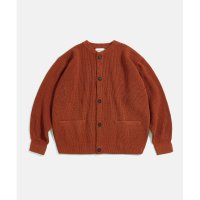 ESPIONAGE Miller Heavyweight Cardigan Burnt