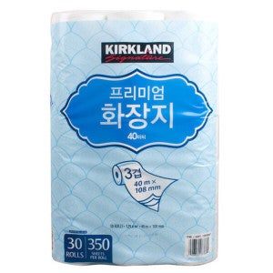커클랜드 커클랜드 프리미엄 화장지 3겹 30롤 롤휴지 두루마리