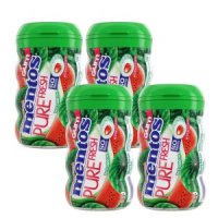 Mentos 퓨어 프레시 슈가프리 수박맛 자일리톨 50입 x4팩