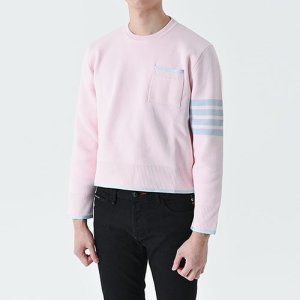 톰브라운 MKA452A 밀라노 스티치 사선 니트핑크 MKA452A Y3006 642