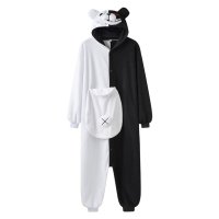 성인 동물 잠옷 커플 크리스마스 패밀리 파자마 극세사 수면 yeskigu pajama s신장 monokuma