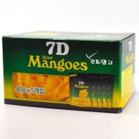 코스트코 7D 건조 망고 400g 80g x 5개 말린 망고 건과일