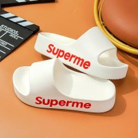 슈프림 supreme 슬리퍼 어그 쪼리 키높이 여름 여자 남자 바캉스 호텔 리조트 휴가 인싸