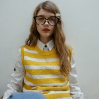 던드롭 DD Round stripe vest