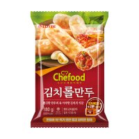 쉐푸드 트레이 김치롤만두 180g