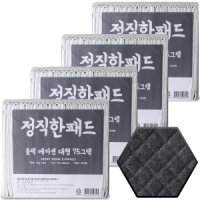 정직한패드 블랙패드 대형 75g x 100매 참숯 애견 강아지배변패드