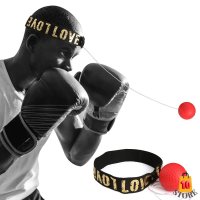 Boxing Speed Ball Head-mounted PU Punch ball MMA Sanda Training Hand Eye Reaction Home Sandbag Fitne