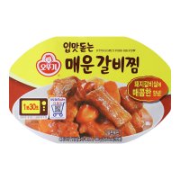 오뚜기 오뚜기 입맛돋는 매운 갈비찜 180g 1개