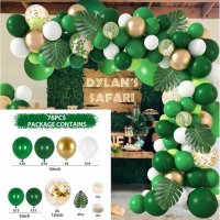 파티 풍선 가랜드 green balloon garland arch kit 정글 8