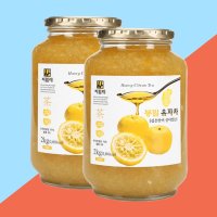 씨밀레 봉밀유자차 2kg 2개세트 제품