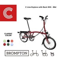 Brompton 브롬톤 C Line Explore MID SV8 C 라인 익스플로어 미드바 M6R 스탠다드 허브다이나모